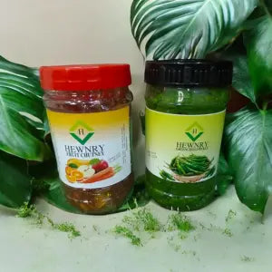 Nabeels™ Green Chili Pickle & Fruit Chutney